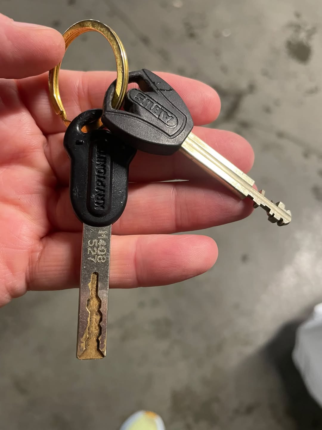 Found keys