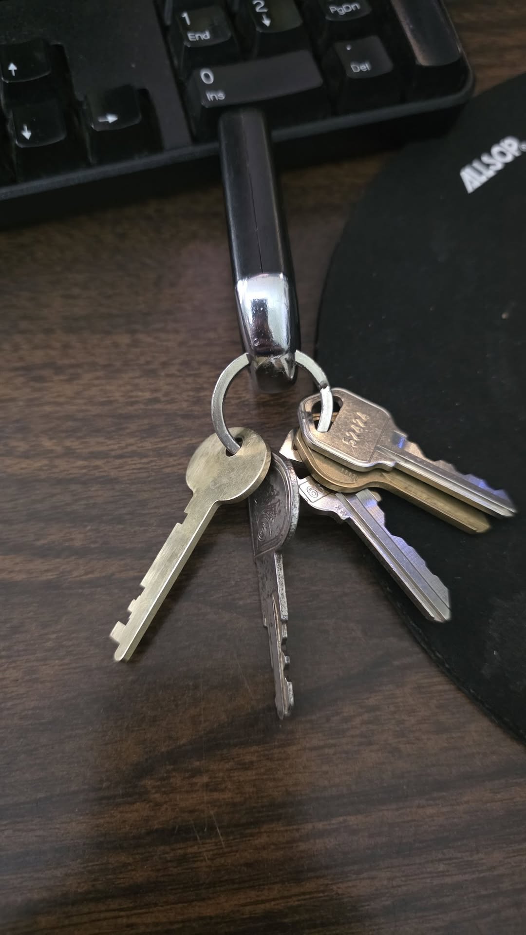 Found keys