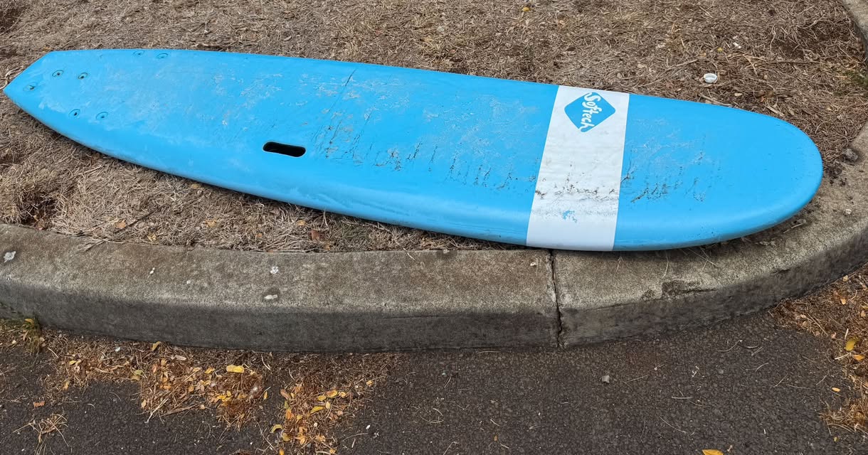 Found surfboard