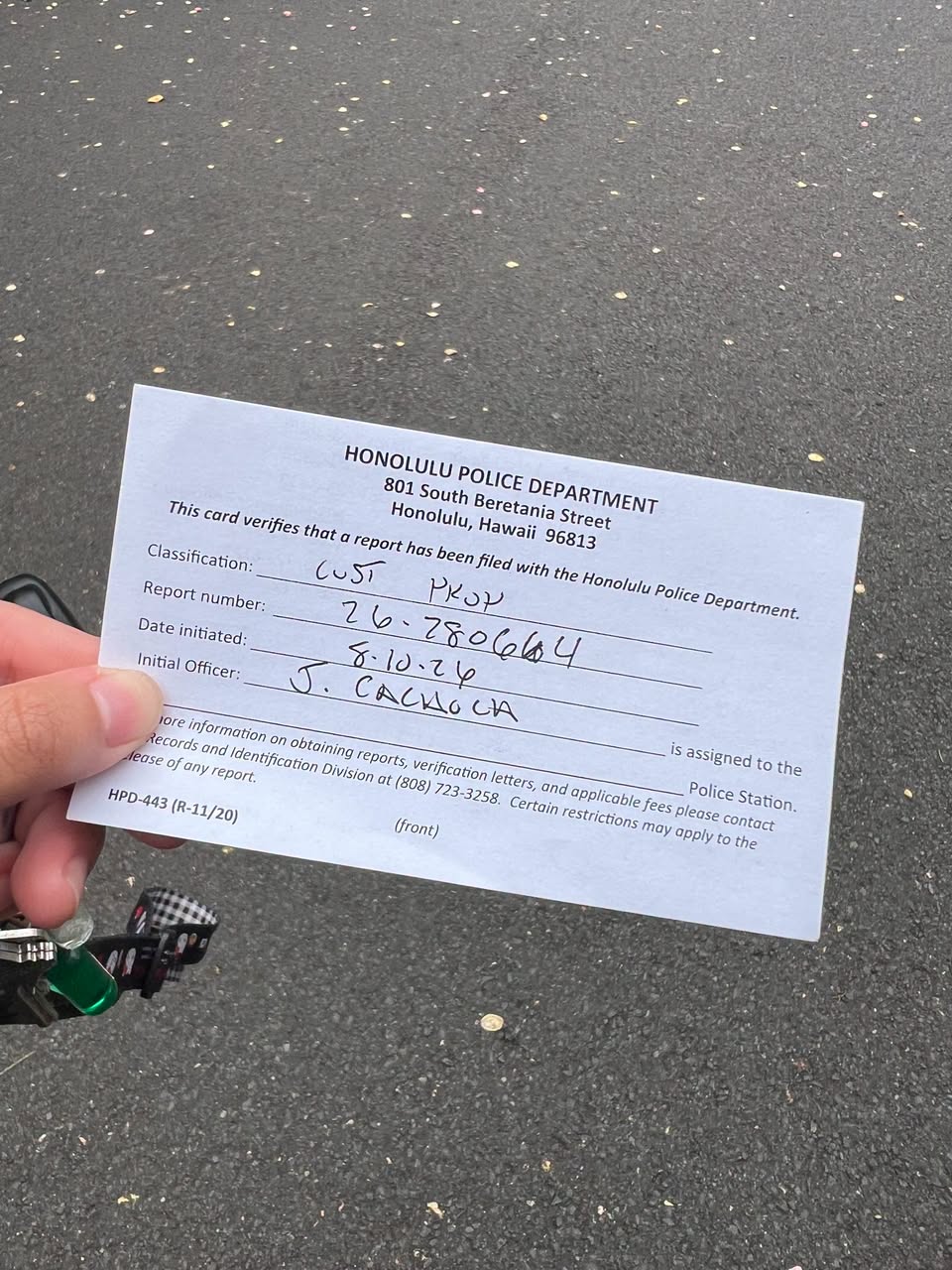 Lost bracelet