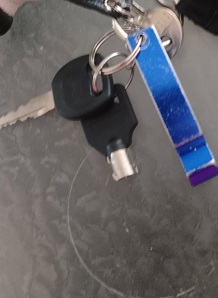 Found keys