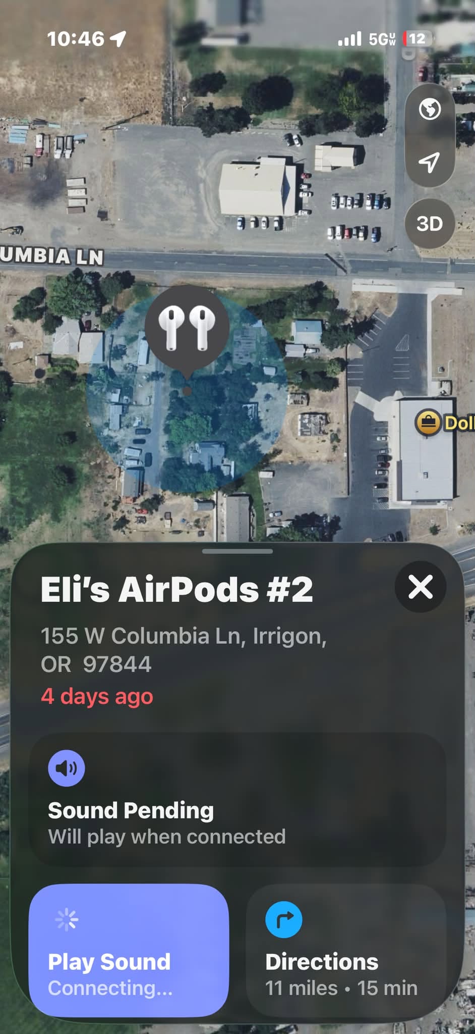 Lost Airpods in Irrigon