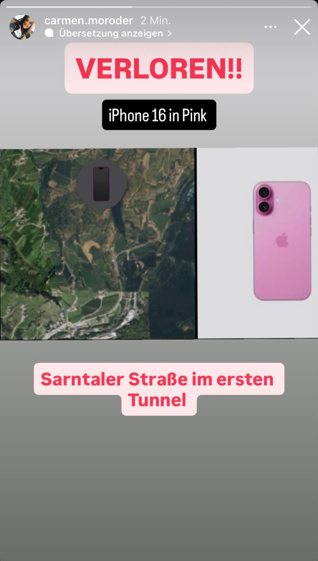 Lost phone