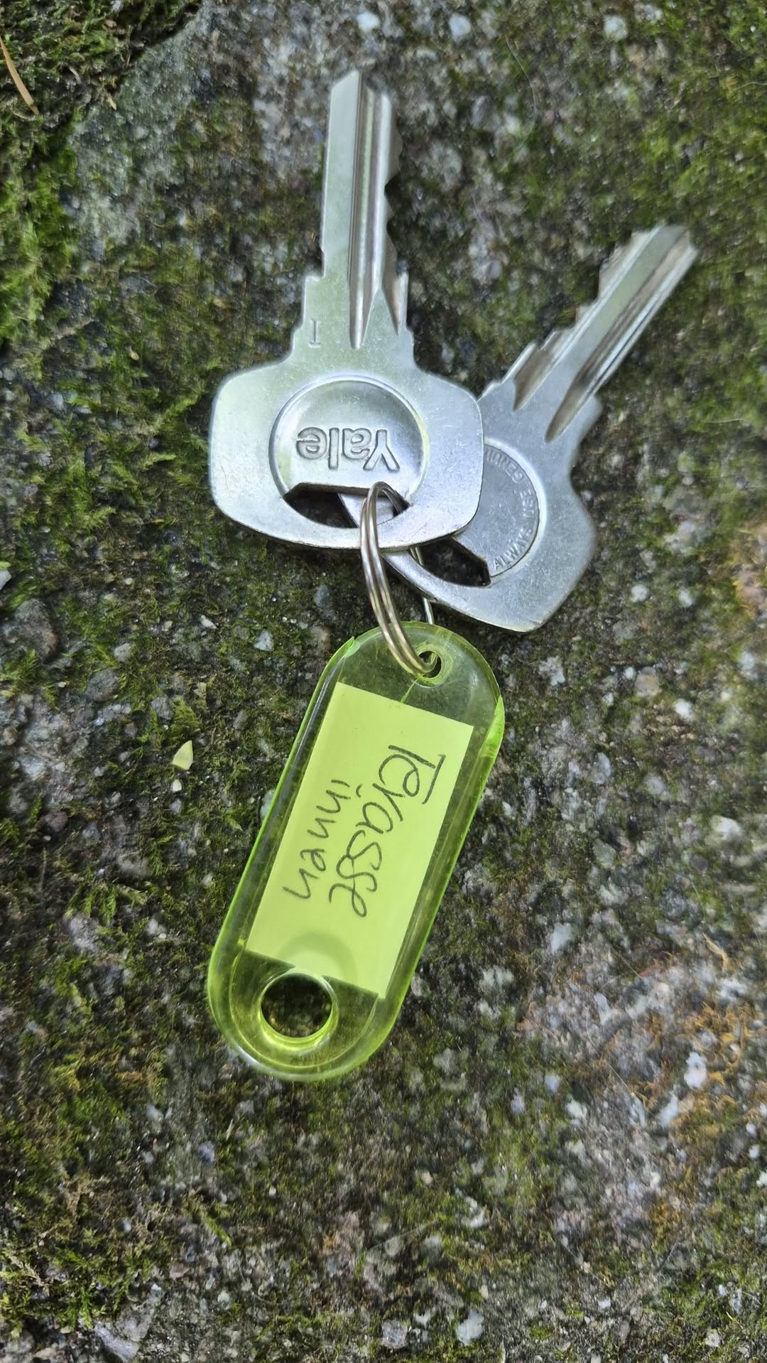 Found keys