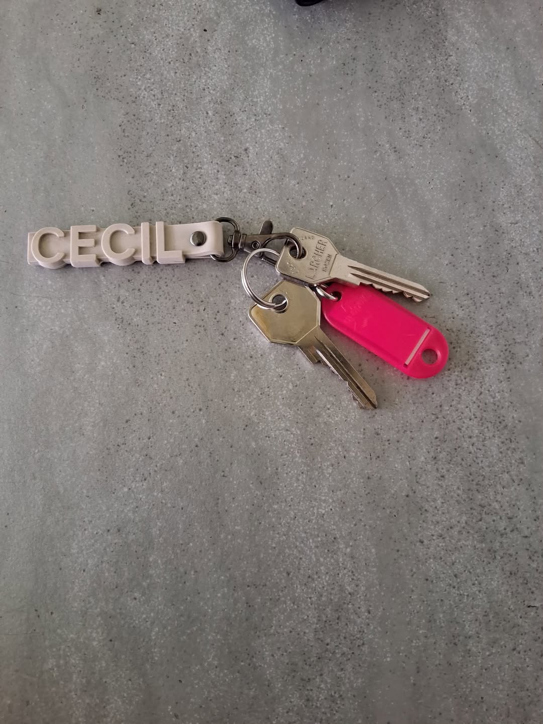 Found keys