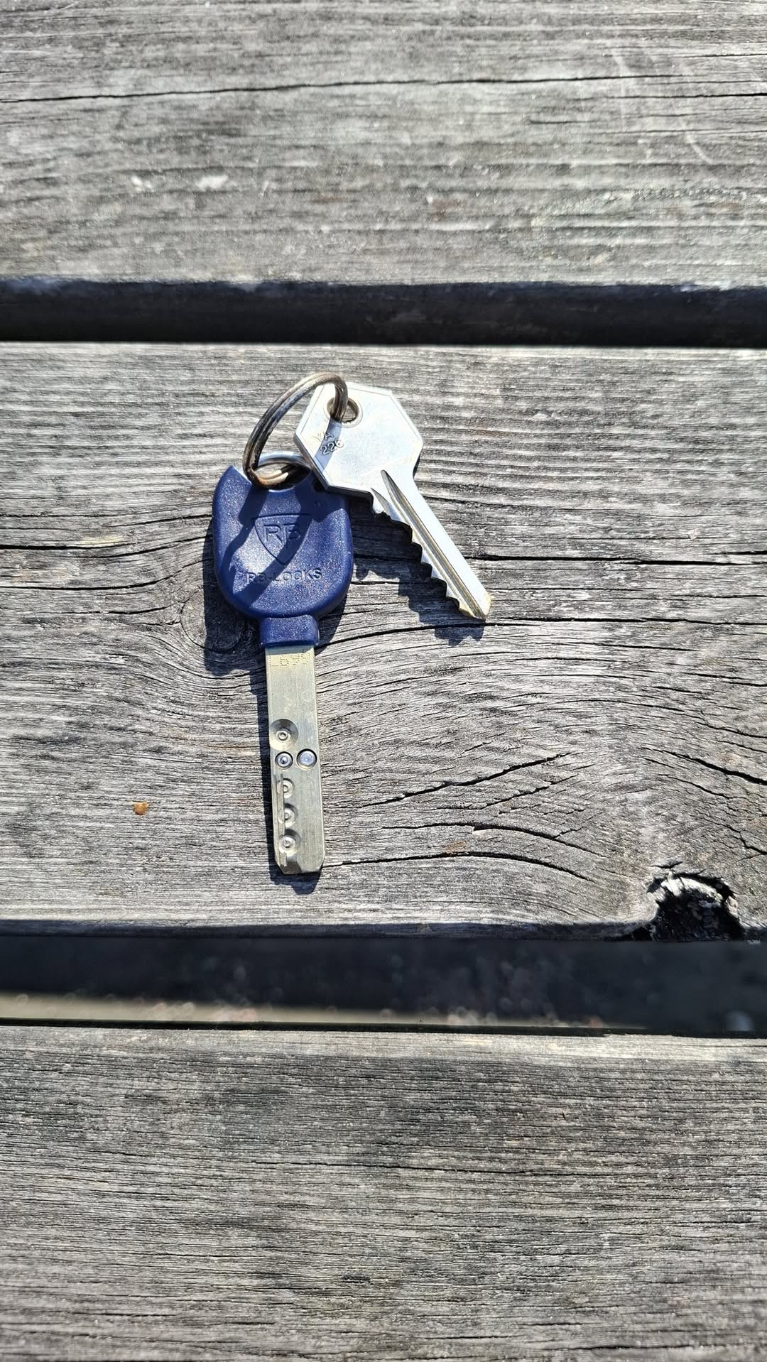 Found keys