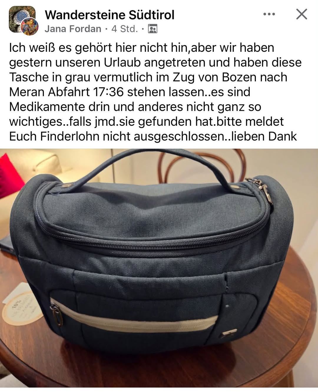 Lost bag