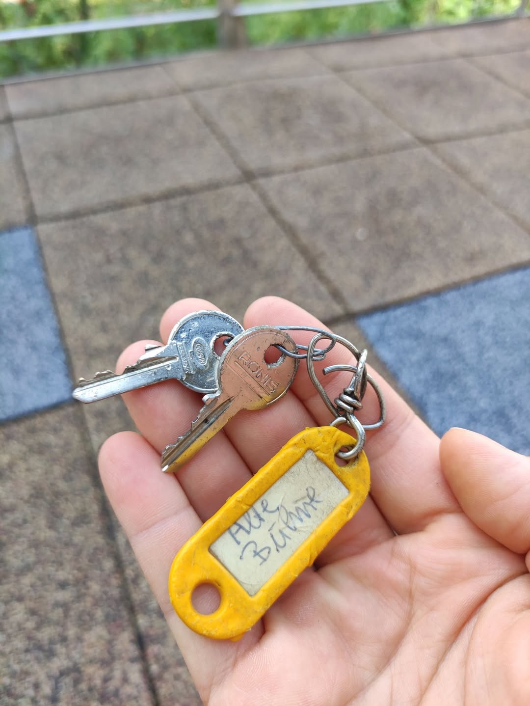 Found keys