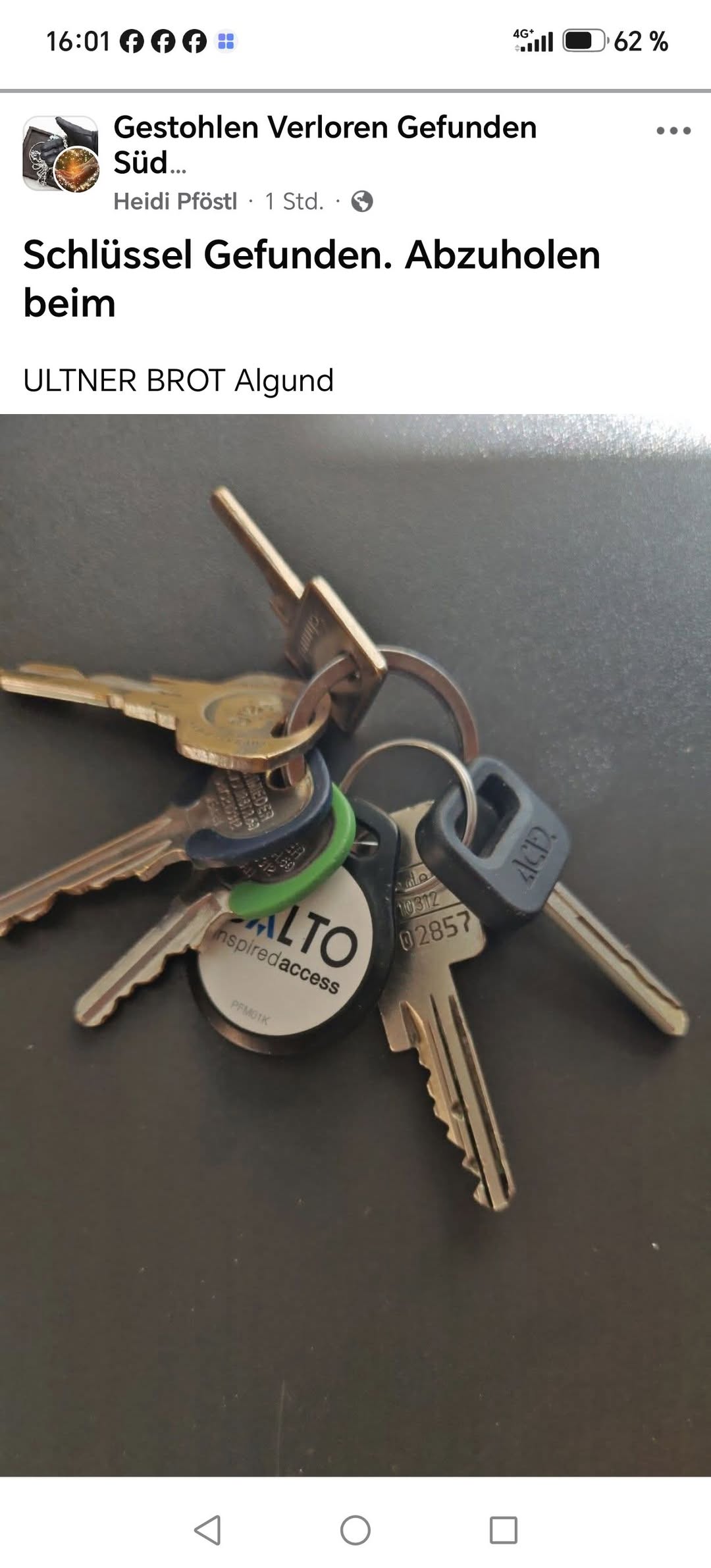 Found keys