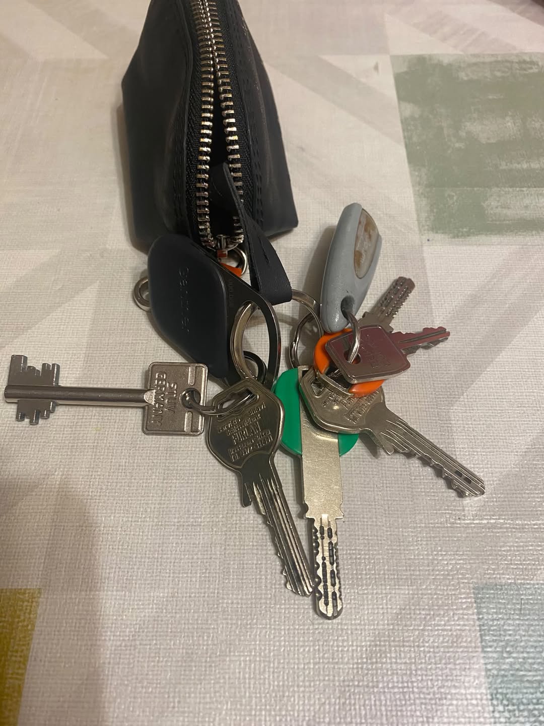 Found keys