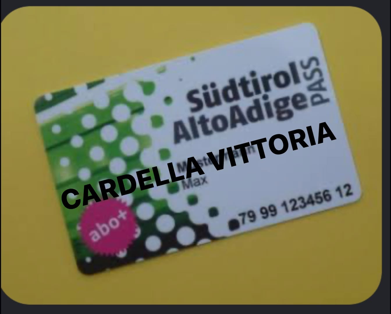 Lost ID in Bolzano