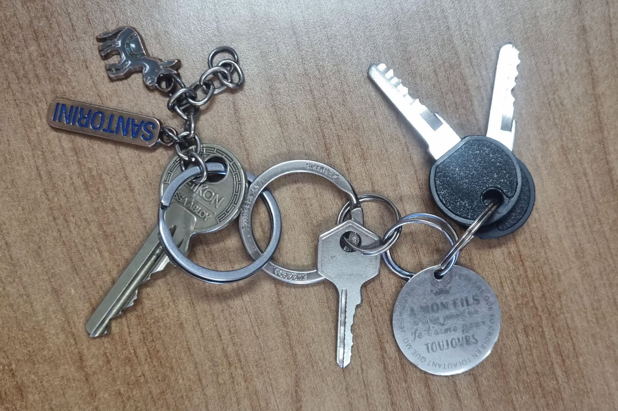 Found keys