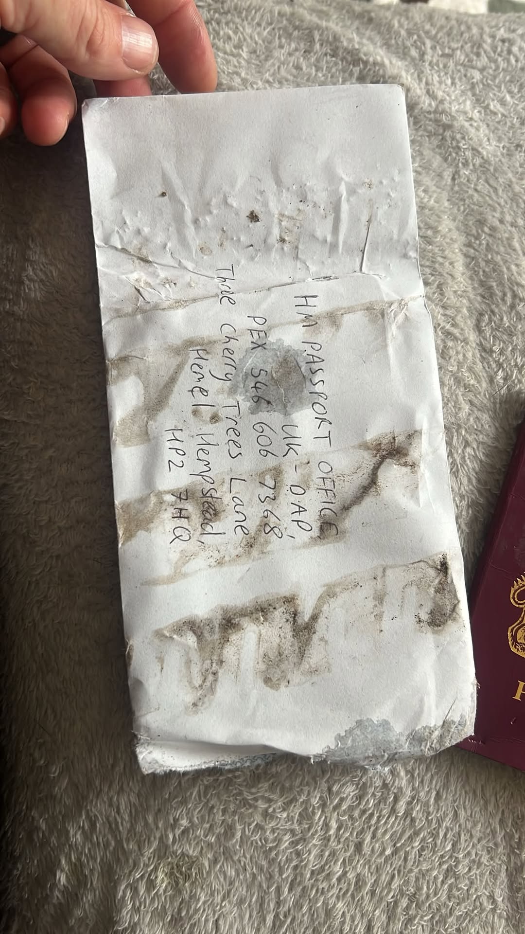 Found passport