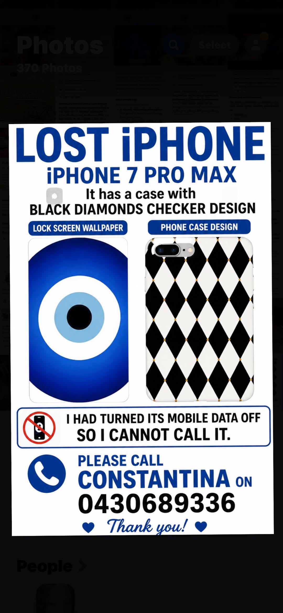 Lost Phone in Melbourne