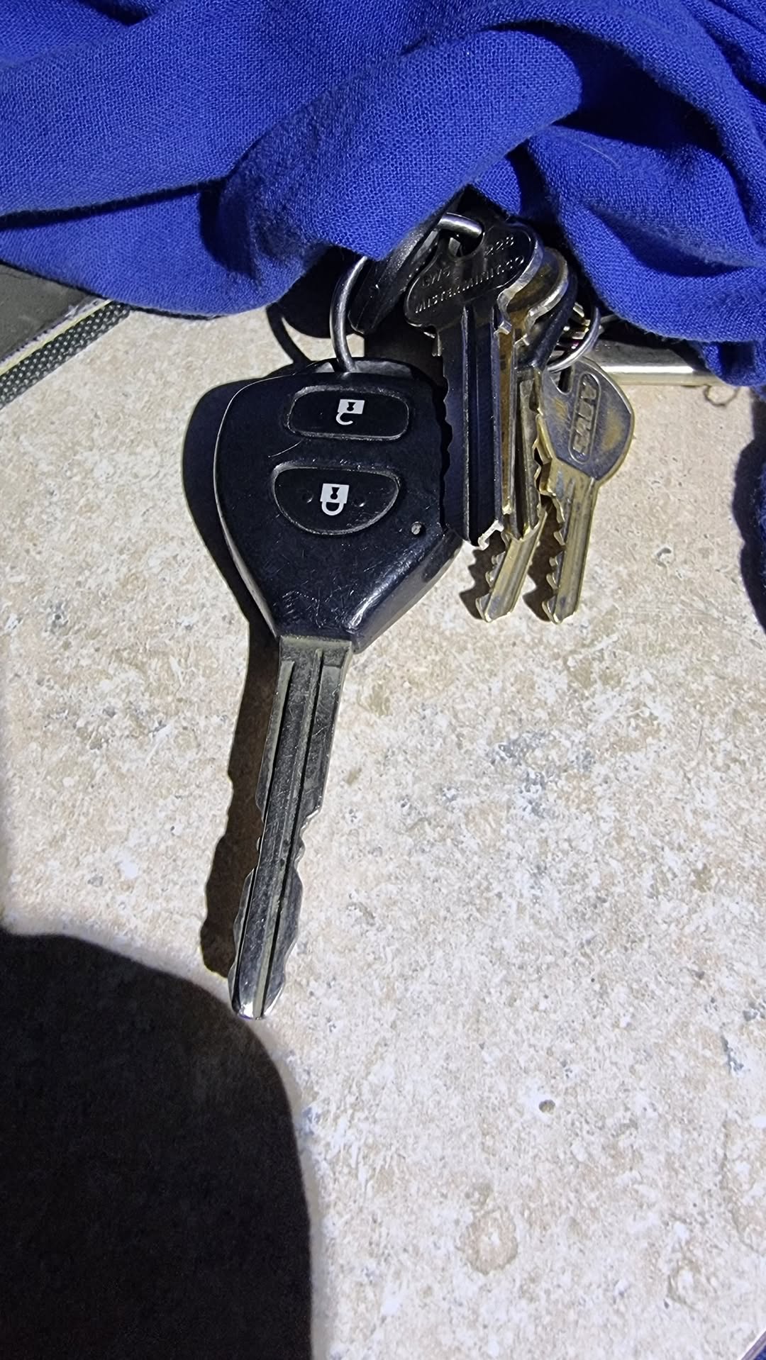 Found keys