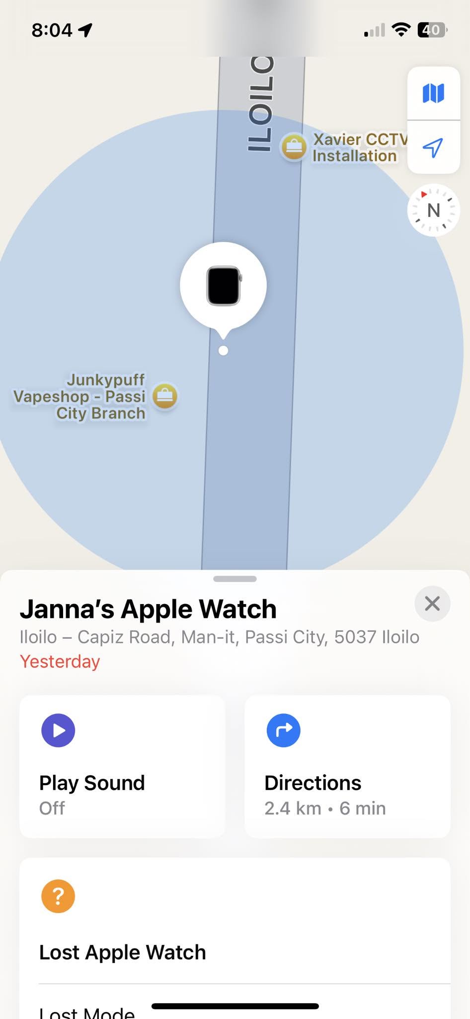 Lost Digital Device in Passi City