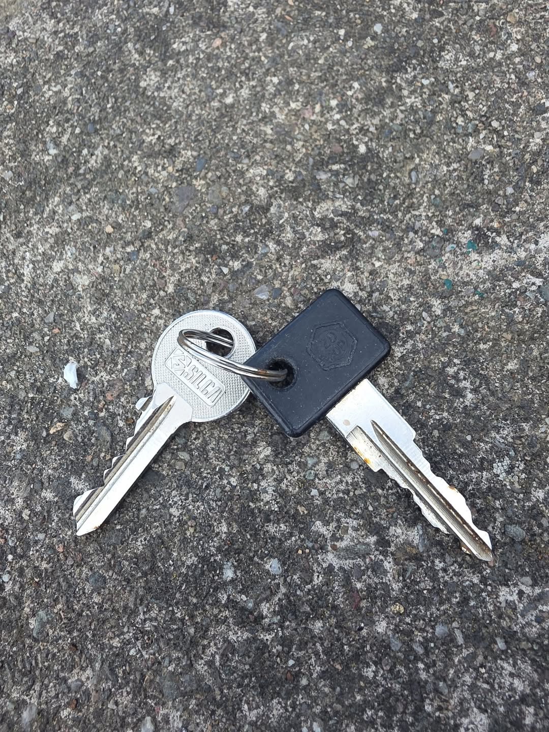 Found keys