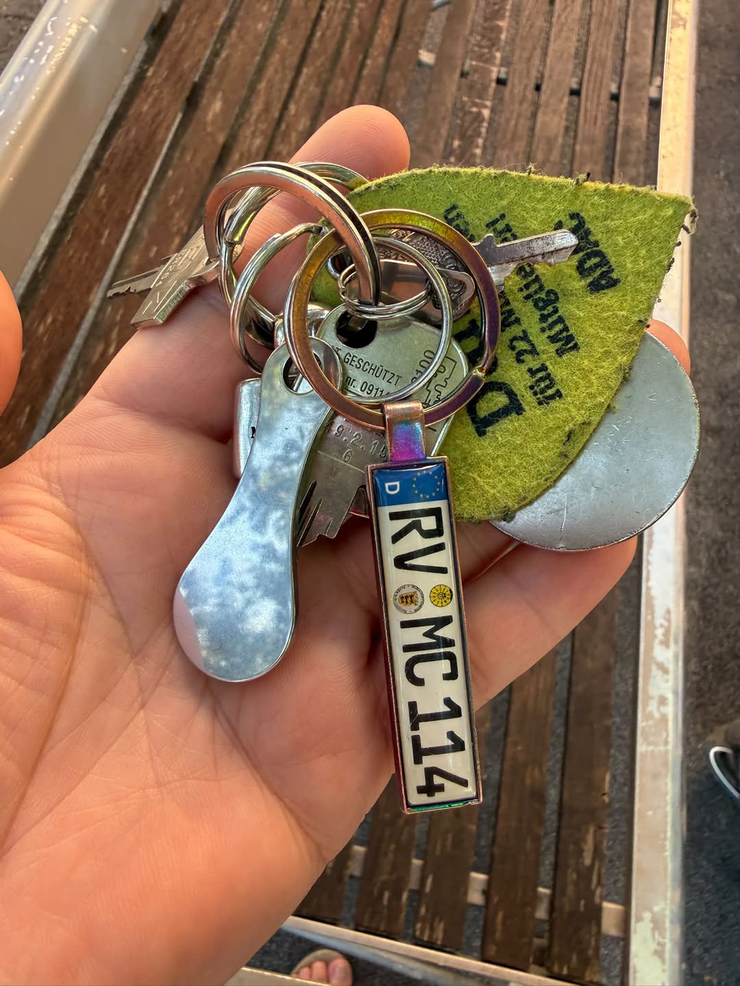 Found keys
