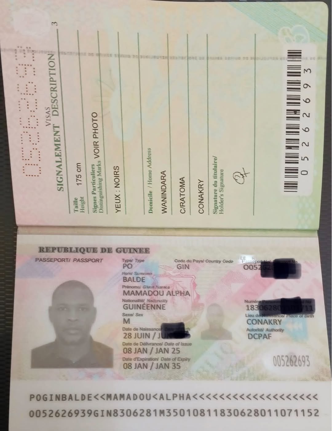 Lost passport
