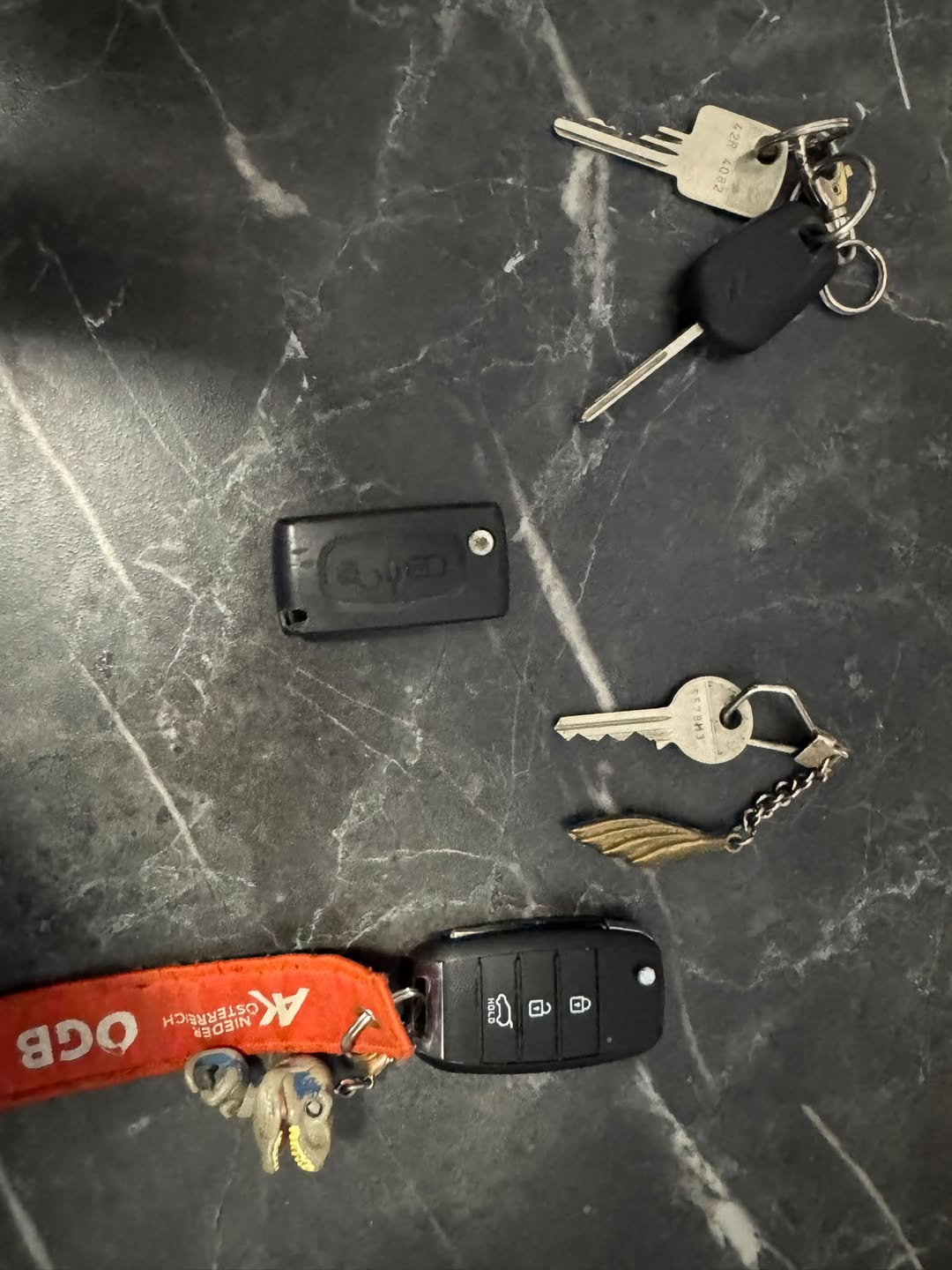 Found keys