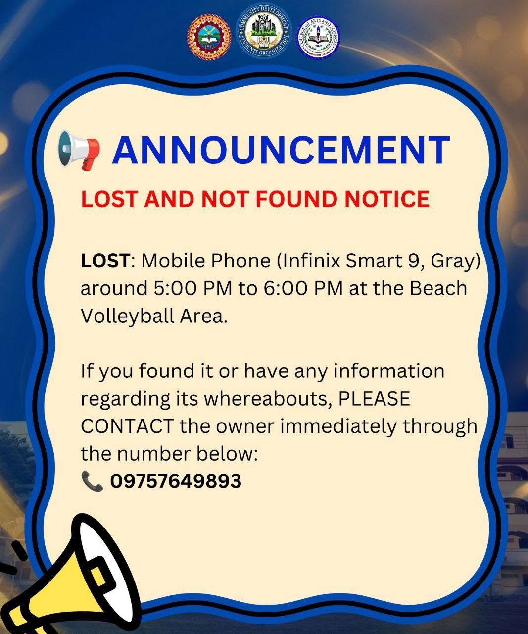 Lost phone