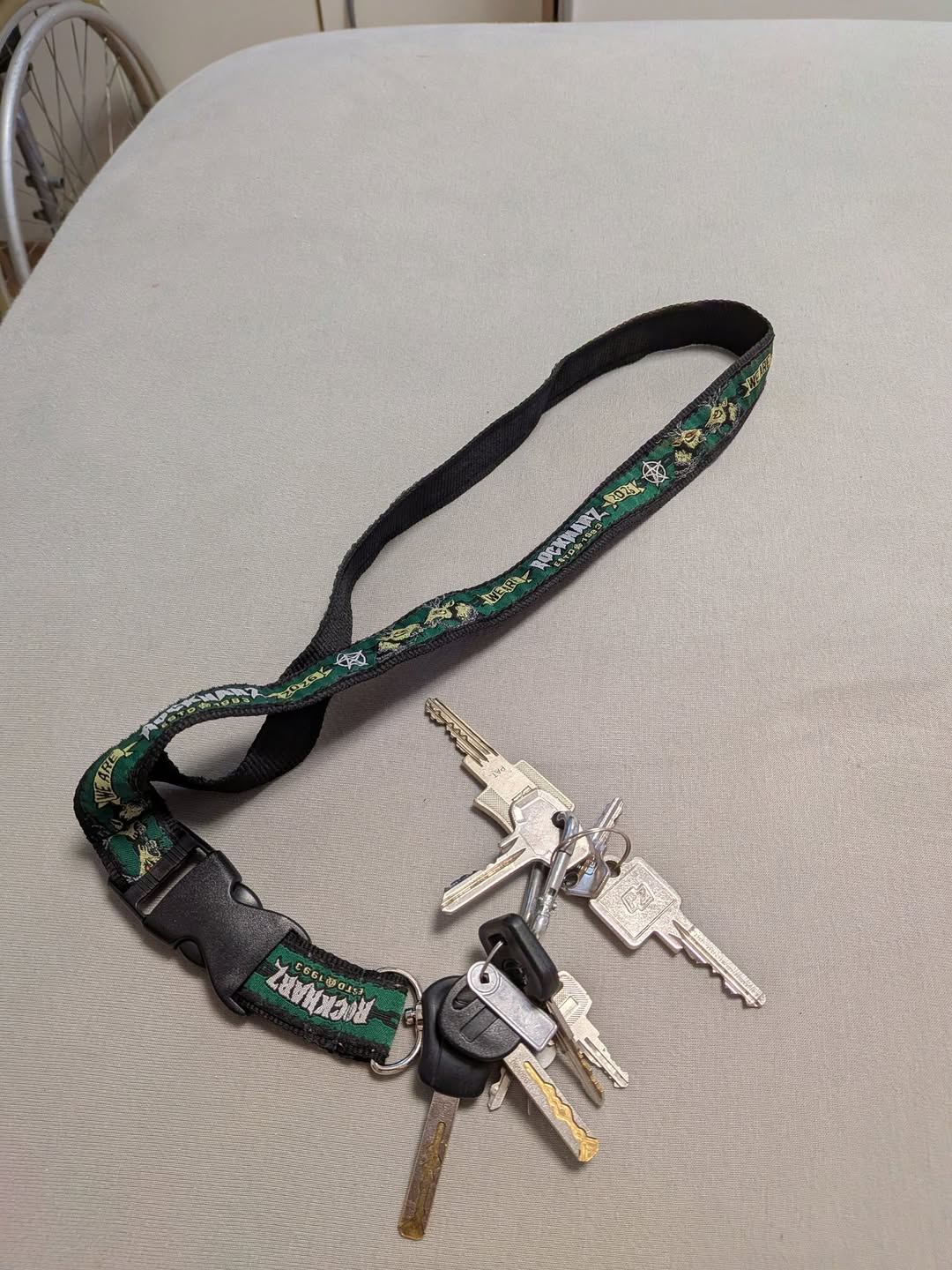 Found keys