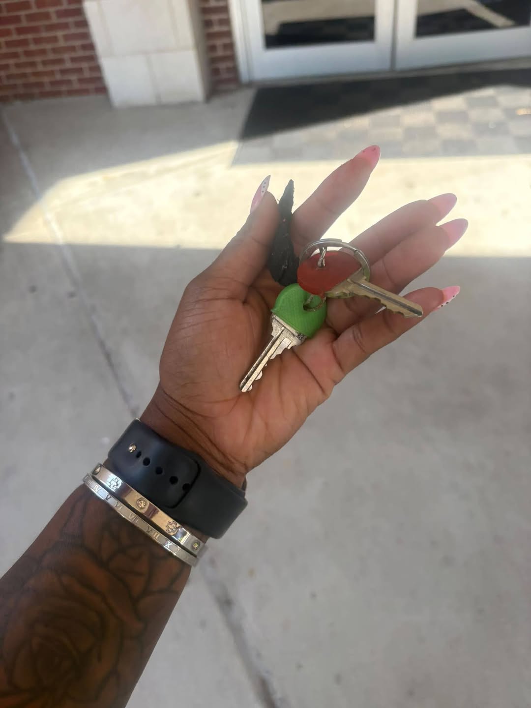 Found keys