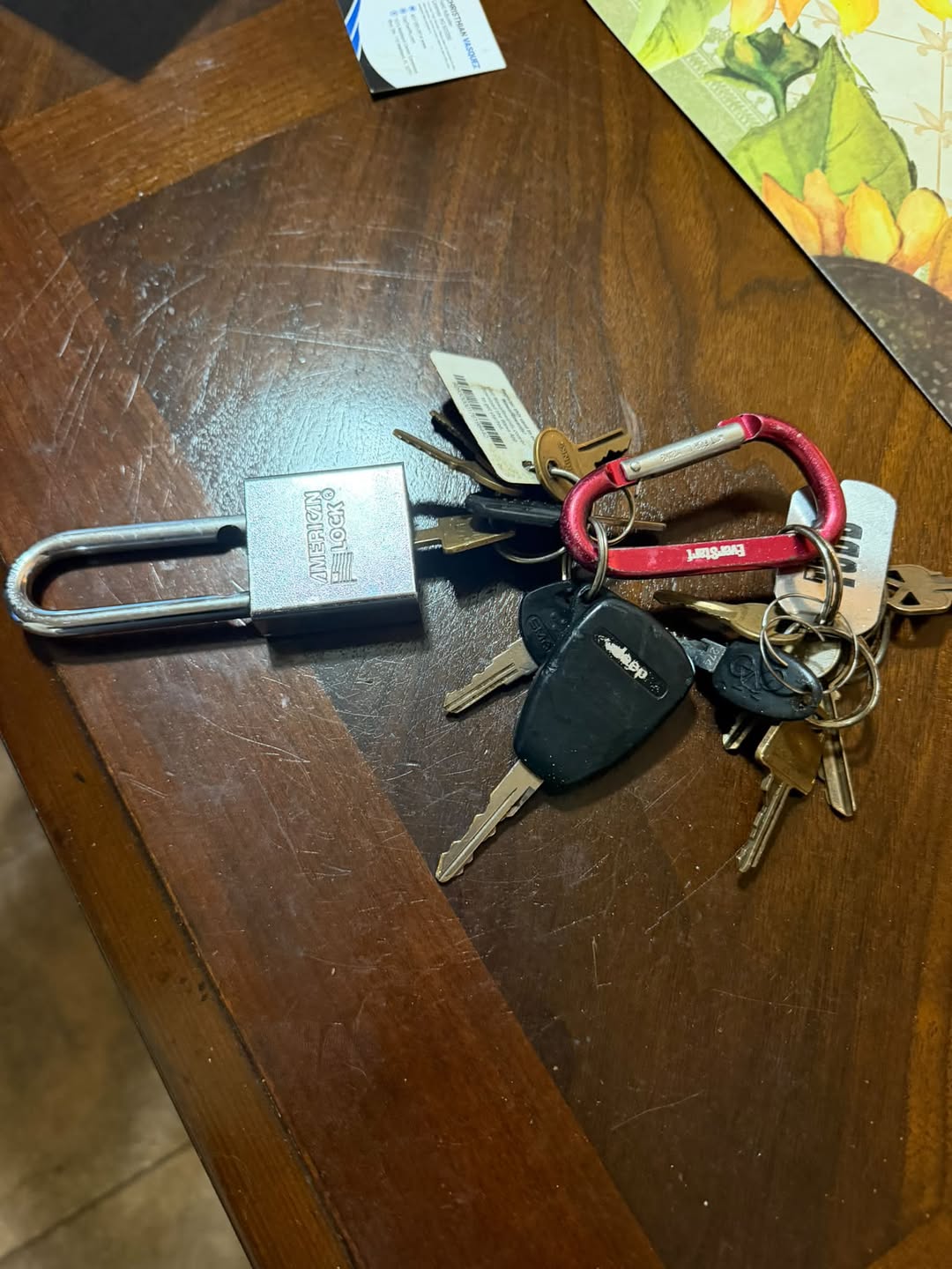 Found keys