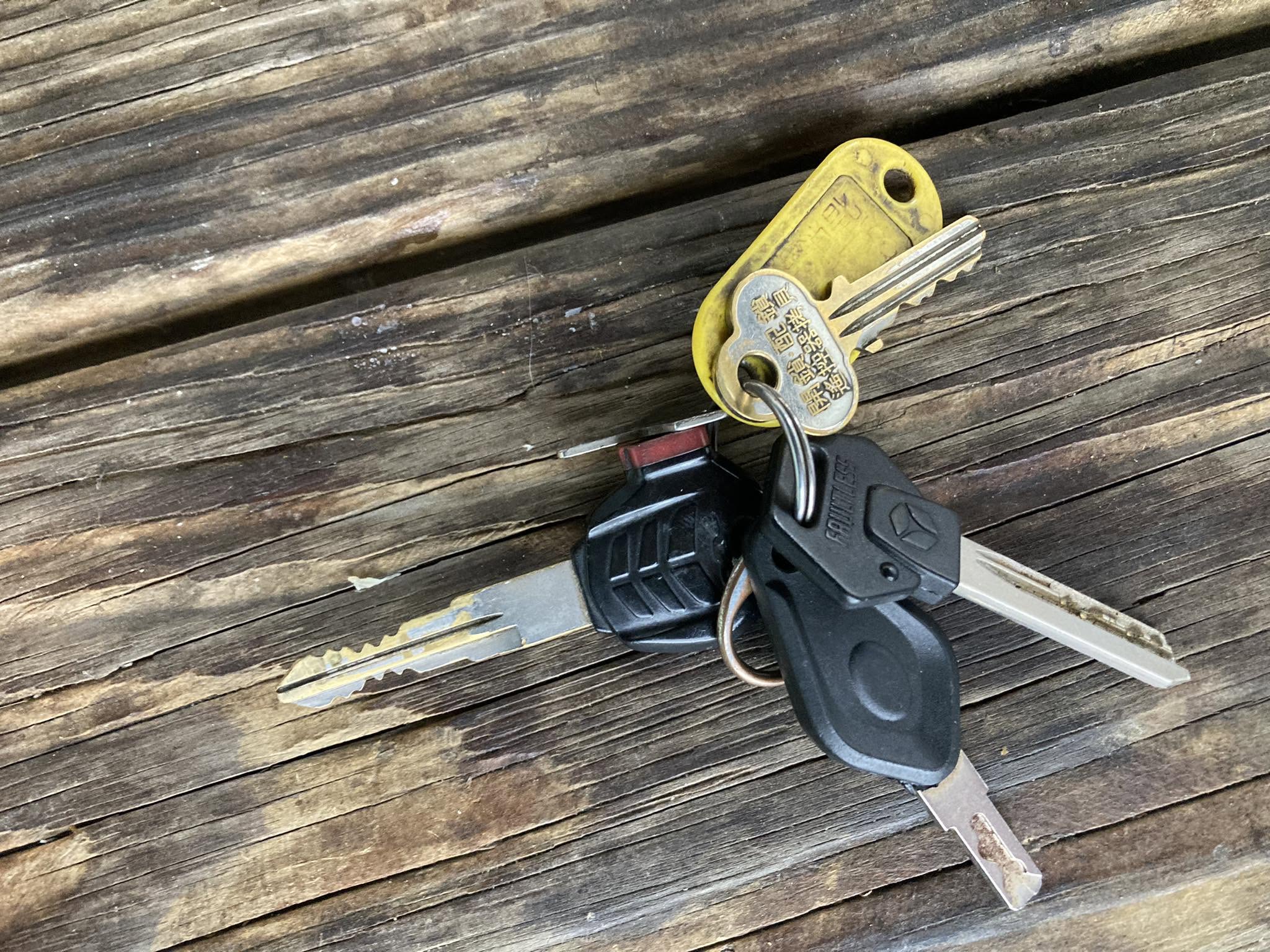 Found keys