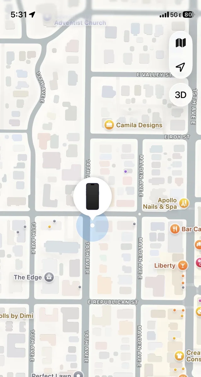 Lost Phone in Capitol Hill