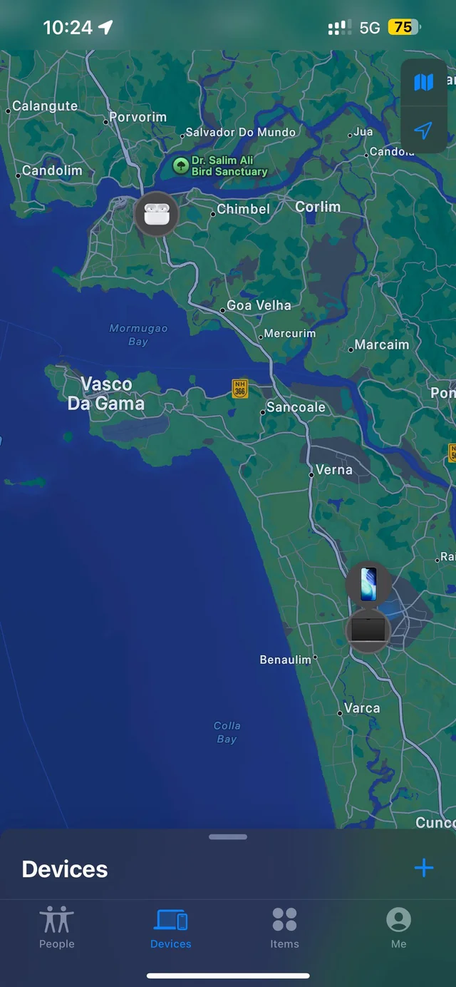 Lost Airpods in Goa
