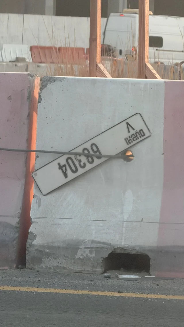Found license plate