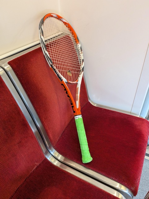 Found tennis racket