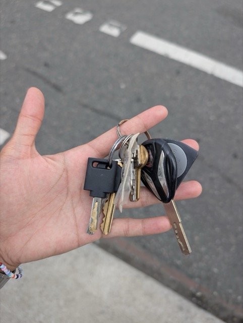 Found keys