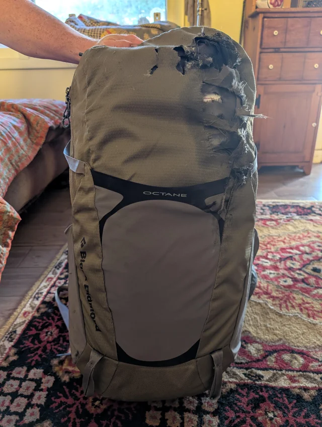 Found backpack