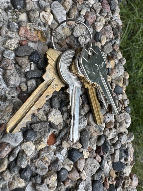 Found keys