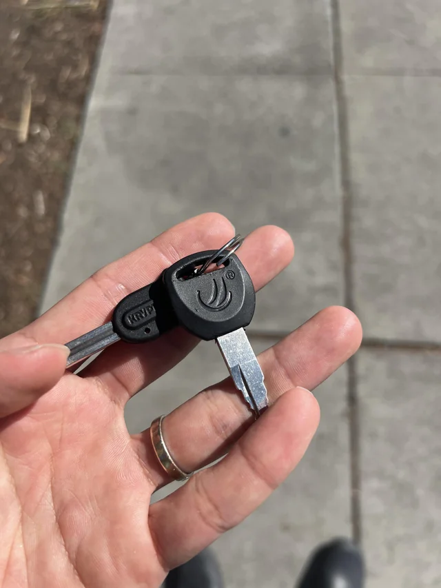 Found keys