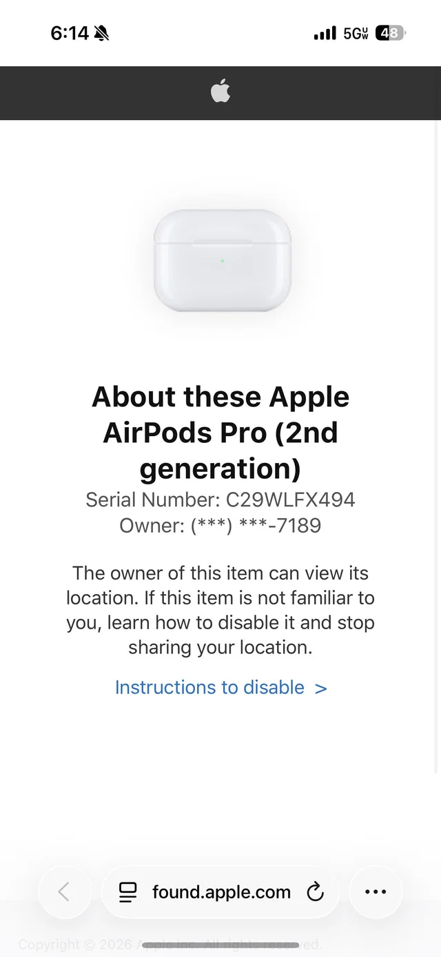 Found airpods