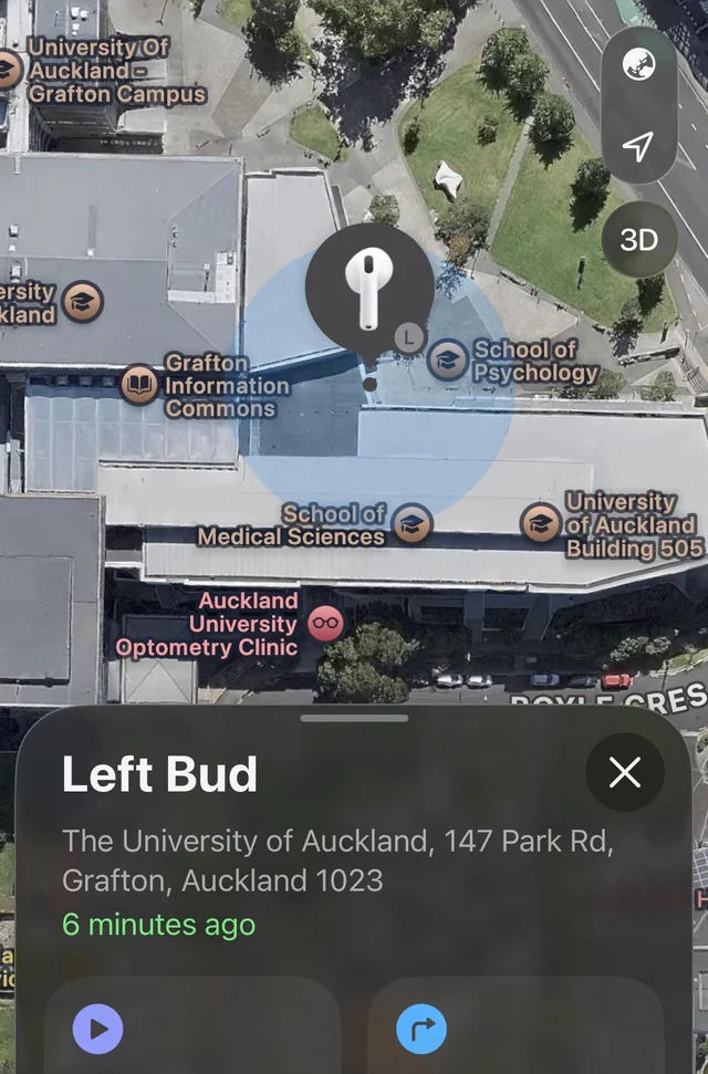 Lost Airpods in New Zealand
