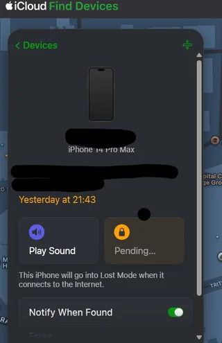 Lost Phone in London