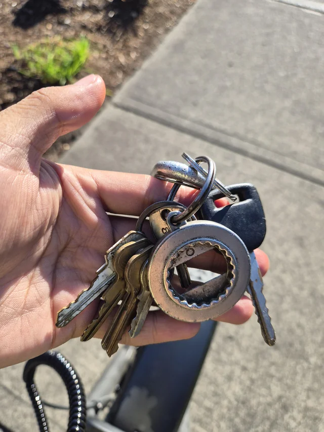 Found keys