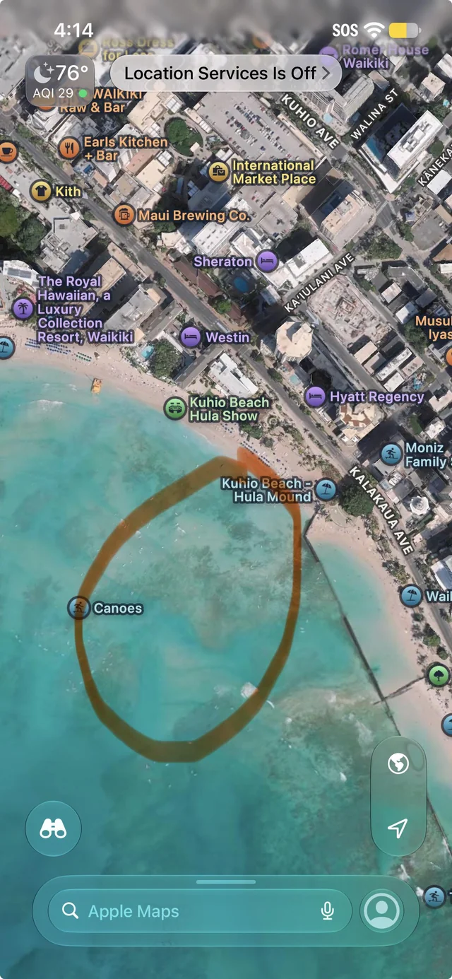 Lost Phone in Honolulu